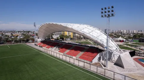 Así luce el Estadio La Montura de San Miguel.
