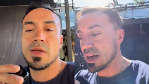 Roberto Cereceda mostró las consecuencias del voraz incendio.
