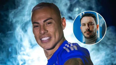 Eduardo Vargas volvió a la U y recibió el cariño de los azules. (Foto: @udechile)
