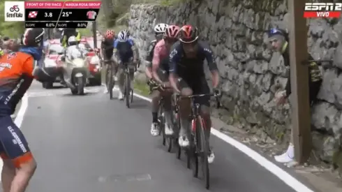 Video: la cátedra de ciclismo que dio Dani Martínez en la etapa 20 del Giro