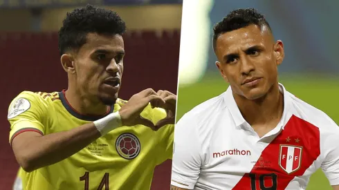 Colombia vs. Perú por la Copa América. (Getty Images)
