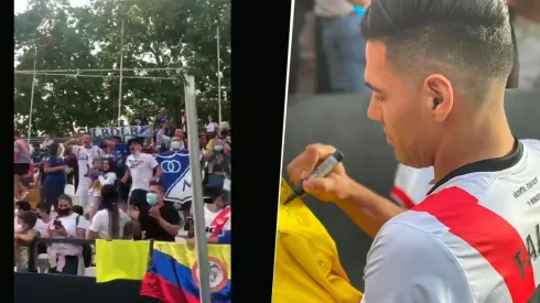 Es un ídolo: brutal cántico de hinchas de Millonarios en Vallecas por Falcao