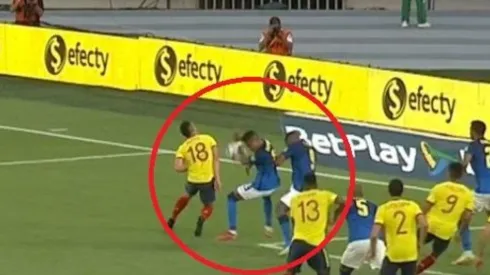 El VAR pasa desapercibido una mano clara que era penalti para Colombia