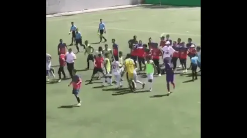 Video: vergonzosa pelea en el Torneo Nacional Sub-17 entre Envigado y Patriotas