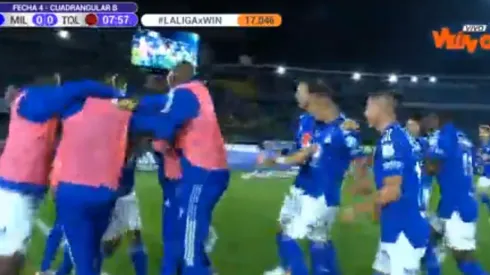 Video: un gol olímpico de David Silva ilusiona a Millonarios con la final