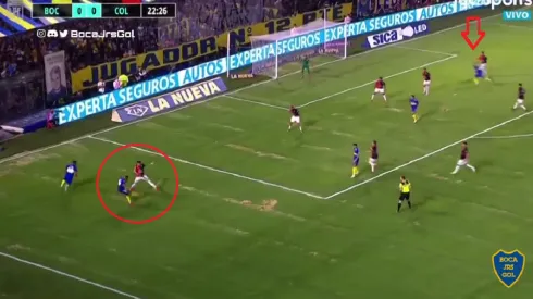 Video: el pase de crack de Villa para que Benedetto sea grande en su regreso a Boca