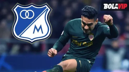 Mónaco se une al cumpleaños de Millonarios con una foto de Falcao