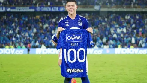 Daniel Ruiz es histórico: supera la marca de los 100 partidos con Millonarios