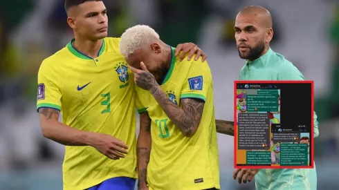 Neymar expuso a sus compañeros: reveló chats tras la eliminación de Brasil