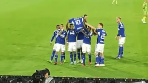 Inolvidable: tras el gol de Cortés, Millonarios le rindió homenaje a Cataño