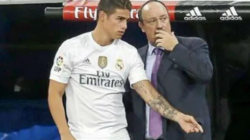 ¿Apuntó a James? ‘Rafa’ Benítez contó lo que ocurrió en el Real Madrid