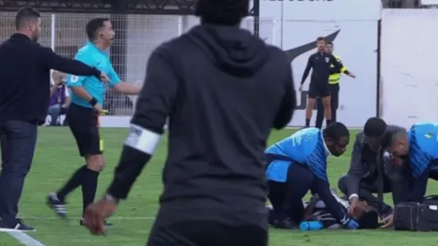 Angustioso momento: jugador colombiano se desmayó en pleno partido en Europa