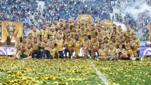 El Zenit festejó su pentacampeonato en la Liga de Rusia.
