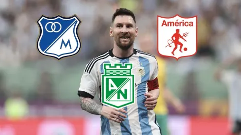 Lionel Messi podría jugar oficialmente contra América, Nacional o Millonarios.
