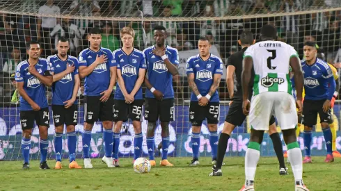 El trabajo de Millonarios en su última práctica antes de la final ante Nacional en Bogotá.
