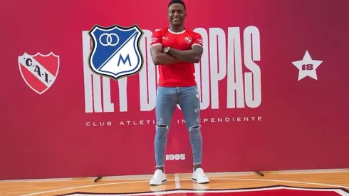 El jugador rescindió contrato en Independiente de Avellaneda y se acerca a Millonarios.
