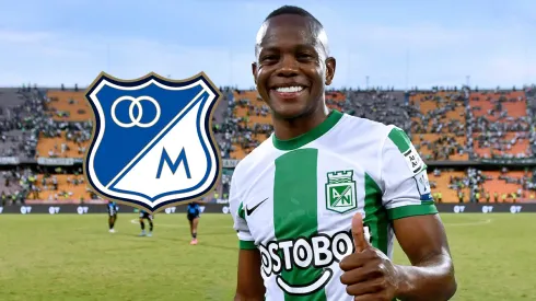 Yérson Candelo, jugador de Atlético Nacional de Medellín.
