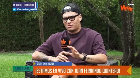 Juan Fernando Quintero habló de su salida del Junior de Barranquilla.
