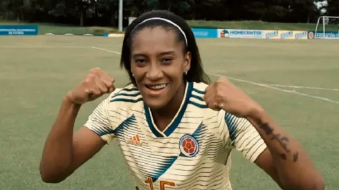 Daniela Caracas, jugadora de la Selección Colombia femenina.
