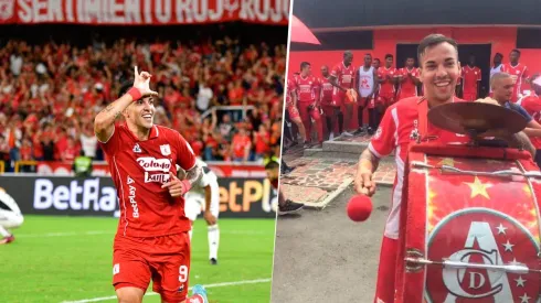 Jugador del América de Cali tomó el ‘bombo’ y cantó junto a la hinchada