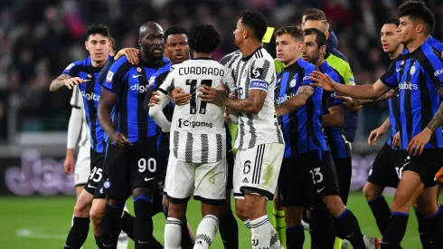 Protestas de los hinchas de Inter por la llegada de Juan Guillermo Cuadrado