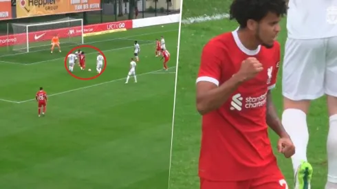 Jugadota de lujo y golazo de Luis Díaz con Liverpool en partido amistoso