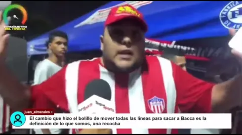 Las curiosas y divertidas reacciones de los hinchas del Junior a las afueras del Metropolitano