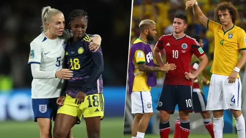 Linda Caicedo y James Rodríguez, sin consuelo tras eliminaciones en Mundiales de la FIFA.
