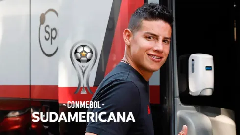 James Rodríguez jugará por segunda vez en la Copa Conmebol Sudamericana. 
