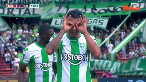 Jéfferson Duque anotó el histórico gol 6.000 en la historia de Atlético Nacional.
