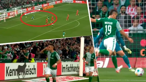 Así fue el primer gol de Rafael Santos Borré con el Werder Bremen en Alemania.
