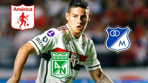 James visualiza los objetivos con Sao Paulo para 2024 y podría enfrentarse con América, Nacional o Millonarios.
