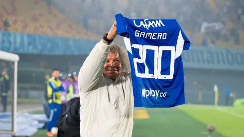 Alberto Gamero fue homenajeado por Millonarios en el estadio El Campín.
