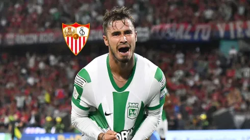 Tomás Ángel, tercera opción en la zona de delanteros en Atlético Nacional, reacciona ante la posibilidad de ir al Sevilla.
