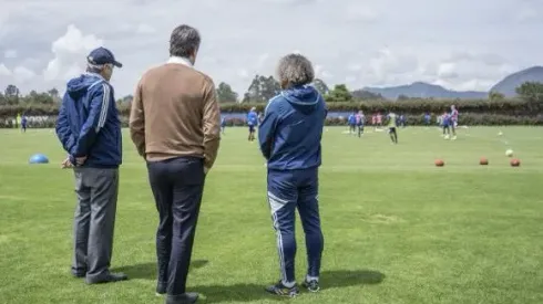 ¿Qué hacían Gustavo Serpa y Enrique Camacho en el entrenamiento de Millonarios?