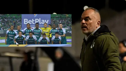 Jaime de la Pava, técnico de Deportivo Cali durante partido de la fecha 20 entre Boyaca Chico F. C. y Deportivo Cali por la Liga BetPlay DIMAYOR II 2023. Photo: VizzorImage / Edward Leguizamon / Cont.
