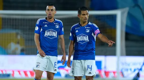 Daniel Giraldo y Mackalister Silva apuntan a la titular contra Nacional.
