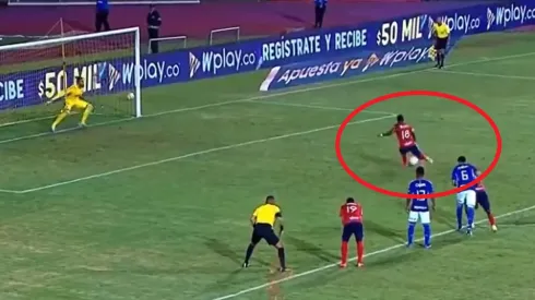 Vístase, señor Cetré: así fue el golazo de penal que le marcó a Millonarios