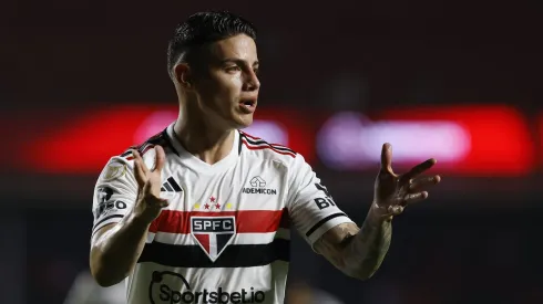 James Rodríguez jugando para São Paulo.
