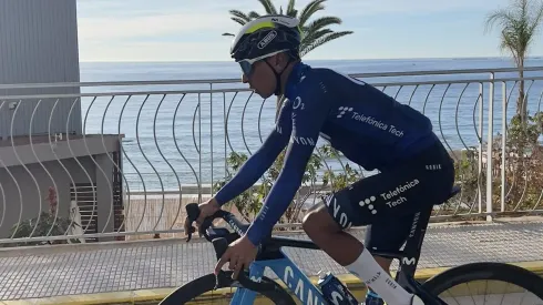 Nairo Quintana con el Movistar Team cerrando el 2023.
