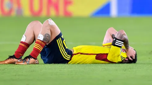 James Rodríguez con la Selección Colombia en las Eliminatorias rumbo al Mundial 2026.
