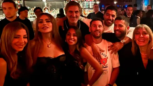 Sofia Vergara y Lionel Messi, de fiesta en Miami.

