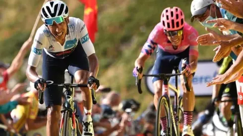 Egan Bernal y Rigoberto Urán.
