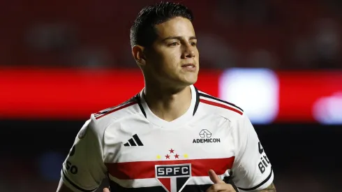 James Rodríguez jugando con São Paulo.
