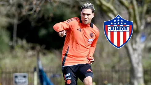 Juan Fernando Quintero en el entrenamiento de la Selección Colombia.
