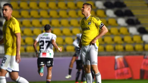 Juan Pablo Vargas en el duelo de Palestino vs. Millonarios. Copa Libertadores 2024.
