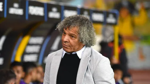 Gamero durante la derrota 3-1 contra Palestino en la Libertadores 2024
