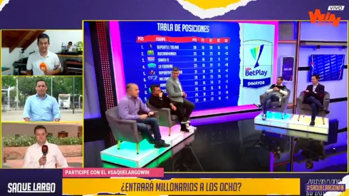 Programa de 'Saque Largo', en vivo por Win Sports.
