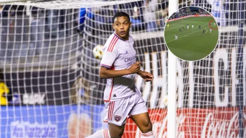 Luis Fernando Muriel festejando su gol con Orlando City de la MLS.
