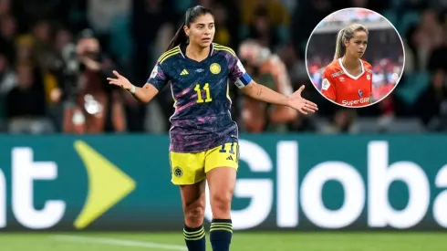 Catalina Usme jugando con la Selección Colombia en el Mundial Femenino 2023.
